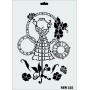 Rich New Seri N-235 Stencil 35x25cm