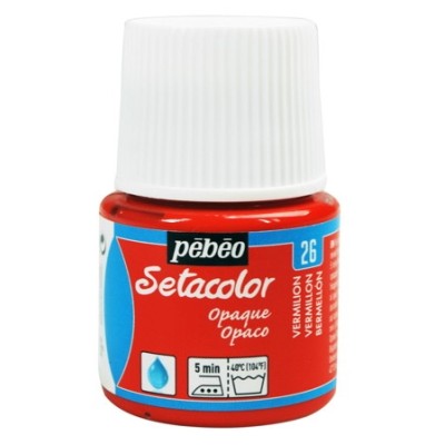 Pebeo Setacolor Opak Kumaş Boyası 26 Vermillon