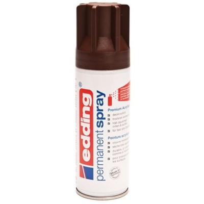 Edding Permanent Sprey Boya 200 ml Çikolata 906