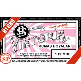 Viktoria Toz Kumaş Boyası 01 Pembe