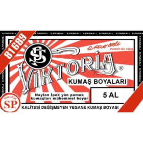 Viktoria Toz Kumaş Boyası 05 Al Kırmızı
