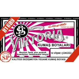 Viktoria Toz Kumaş Boyası 10 Vişne Çürüğü
