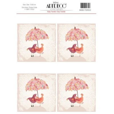 Artdeco Kolay Transfer  17x25 cm Model 6