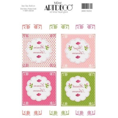 Artdeco Kolay Transfer 25x35 cm Model 64