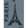 Rich New Seri N-257 Stencil 35x25cm