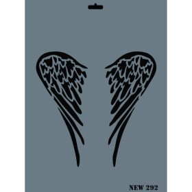 Rich New Seri N-292 Stencil 35x25cm