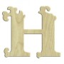 7cm Lazer Kesim Harf H