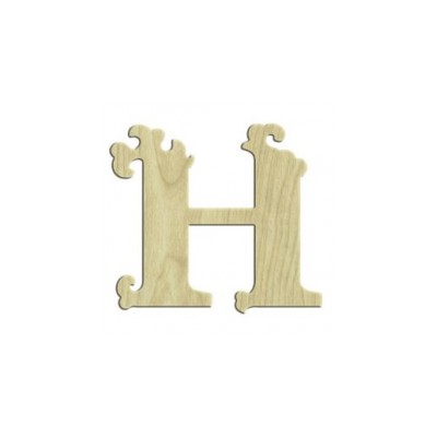 7cm Lazer Kesim Harf H