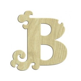 7cm Lazer Kesim Harf B