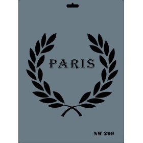 Rich New Seri N-299 Stencil 35x25cm