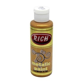 Rich 728 Metalik Aztek Altın 130 ml Metalik Ahşap Boyası