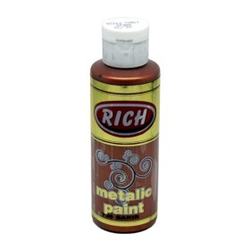 Rich 736 Metalik Bakır 130 ml Metalik Ahşap Boyası