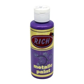 Rich 750 Metalik Mor 130 ml Metalik Ahşap Boyası