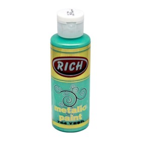 Rich 754 Metalik Yeşil 130 ml Metalik Ahşap Boyası