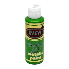 Rich 756 Metalik Fıstık Yeşili 130 ml Metalik Ahşap Boyası
