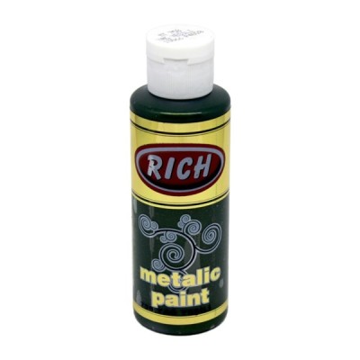 Rich 758 Metalik Yağ Yeşili 130 ml Metalik Ahşap Boyası