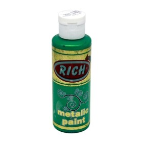 Rich 766 Metalik Yaprak Yeşili 130 ml Metalik Ahşap Boyası