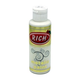 Rich 731 Beyaz Metalik Akrilik Boya 130cc