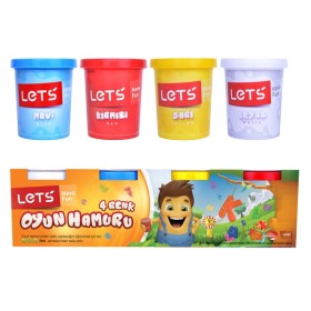 Lets Oyun Hamuru 4 RENK 460gr