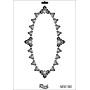 Rich New Seri N-395 Stencil 35x25cm