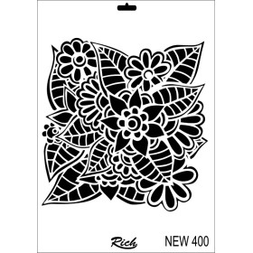 Rich New Seri N-400 Stencil 35x25cm