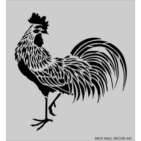Rich Wall Decor Stencil 50x55cm - 043