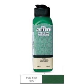 3027 Haki YeşilArtdeco Yeni Formül Akrilik Boya 140 ml
