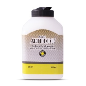 Artdeco EKONOMİK Su Bazlı PARLAK Vernik 500 ML