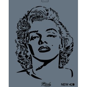 Rich New Seri N-420Stencil 35x25cm