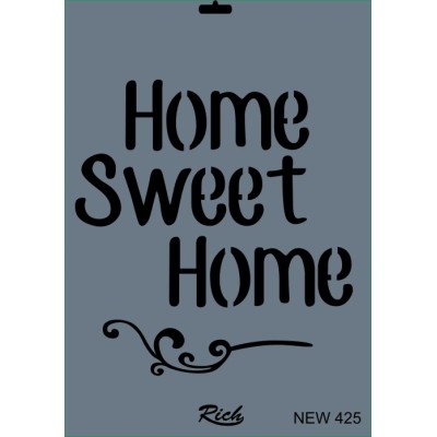 Rich New Seri N-425 Stencil 35x25cm
