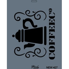 Rich New Seri N-427 Stencil 35x25cm