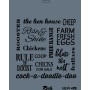 Rich New Seri N-499 Stencil 35x25cm