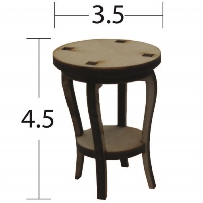 Klozet Minyatür Ahşap Obje MY65