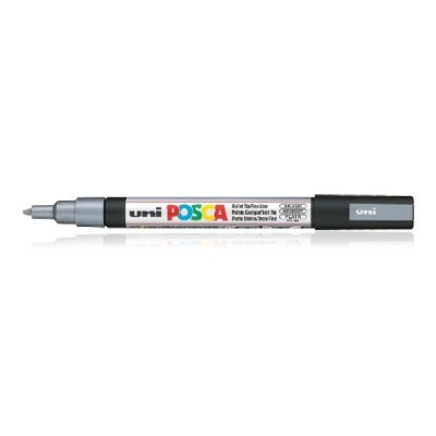 Uni Posca PC-3M Boyama Markörü 0.9-1.3 mm METALİK GÜMÜŞ