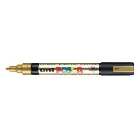 Uni Posca PC-5M Boyama Markörü 1.8-2.5 mm METALİK ALTIN