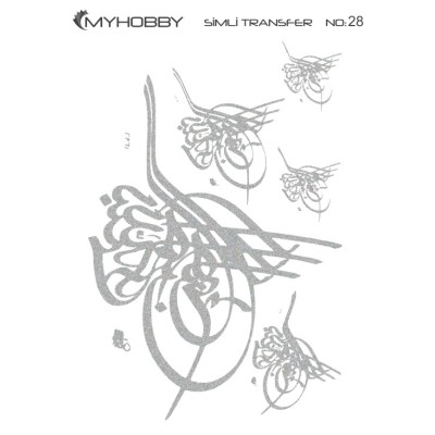 MyHobby Gümüş Simli Kolay Transfer 17x25cm G-S28
