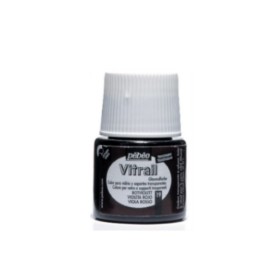 Pebeo Vitrail Cam Boyası Transparan Red Violet 45ml