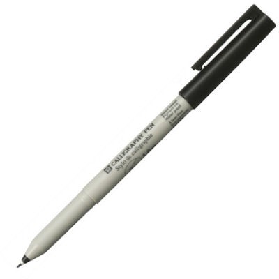 Sakura Calligraphy Pen Yan Kesik 1 mm Siyah