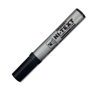 Hi-Text 840PC Kesik Uçlu Permanent Kalem 10 mm SiYAH