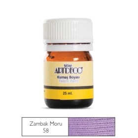 Artdeco Kumaş Boyası 58 Zambak Moru