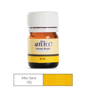 Artdeco Kumaş Boyası 102 Altın Sarısı