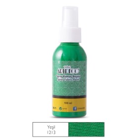 1213 Yeşil Artdeco Sprey Kumaş Boyası 100 ml