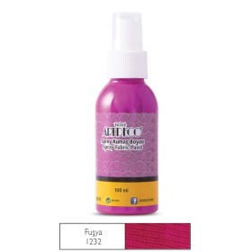 1232 Fuşya  Artdeco Sprey Kumaş Boyası 100 ml
