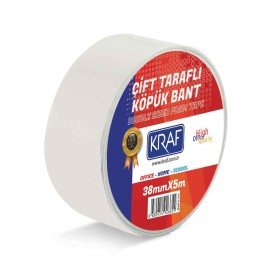 Kraf Çift Taraflı Köpük Bant 38mmx5m