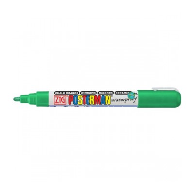 Zig Posterman Waterproof Boyama Markeri Medium Uç 2 mm GREEN