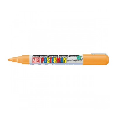 Zig Posterman Waterproof Boyama Markeri Medium Uç 2 mm ORANGE