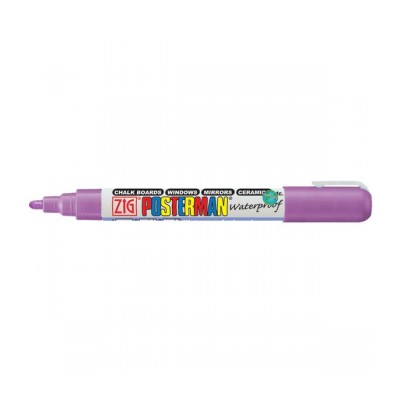 Zig Posterman Waterproof Boyama Markeri Medium Uç 2 mm VIOLET
