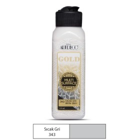 Artdeco Multi Surface Akrilik Boya 140ml Sıcak Gri 343