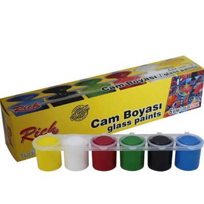 Rich Öğrenci Tipi CAM Boyası 6 Renk x 25ml