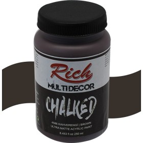 Rich Multi Decor Chalked Akrilik 250cc 4586 KAHVERENGİ